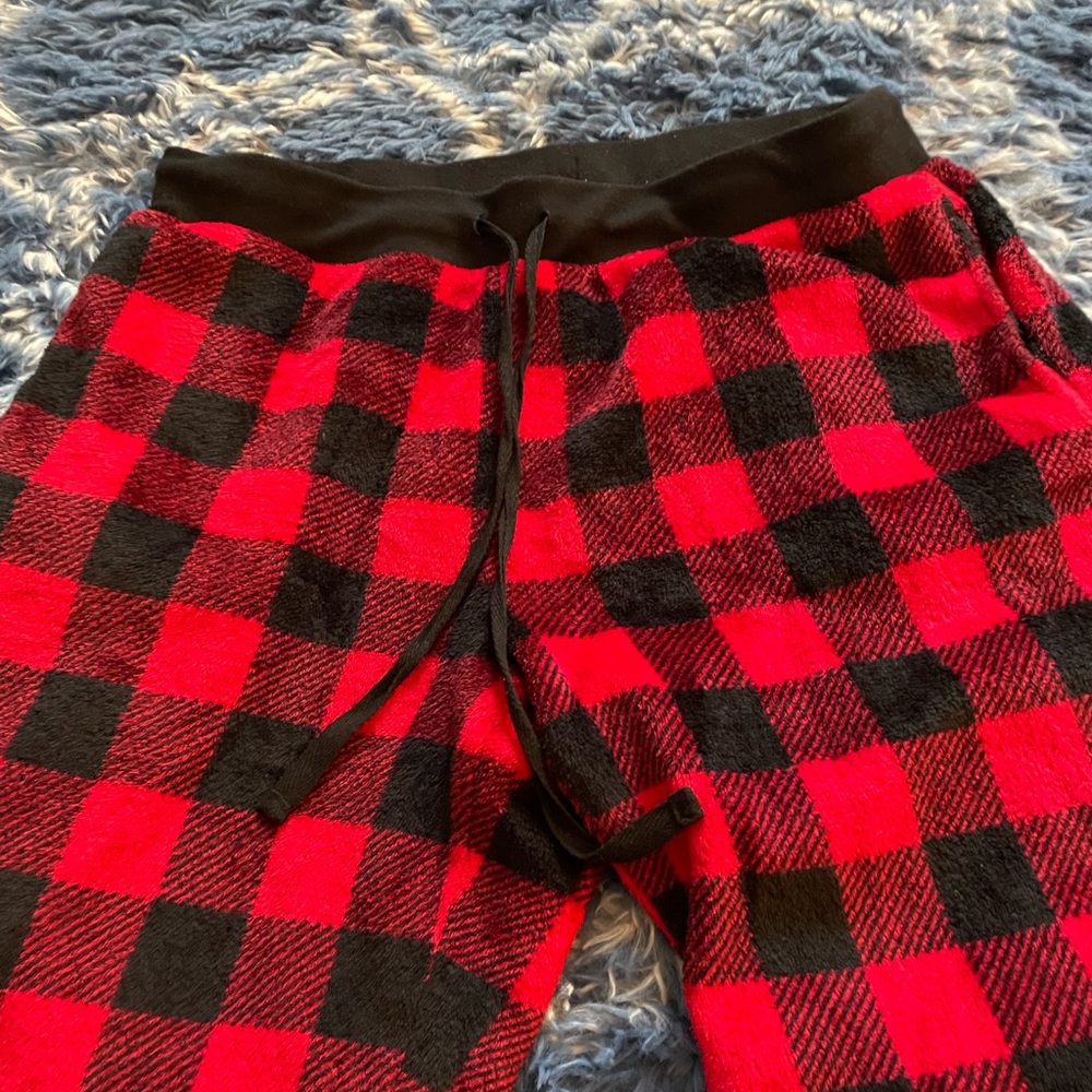 Holiday #FamJams Red Plaid Pajama Pants - Picture 3 of 6